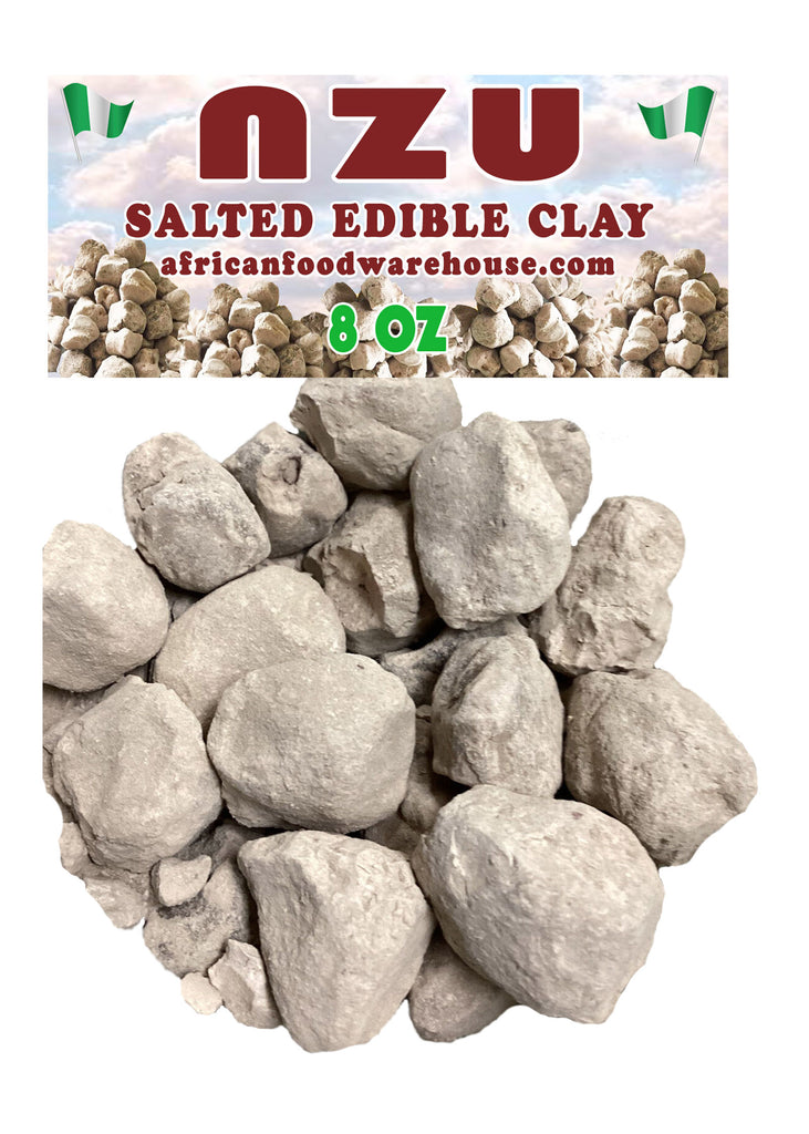 NZU Salted Nigerian Edible Clay Pebbles - 8 oz. 224 g – African Food  Warehouse Plus