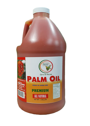 Premium Sierra Leone Red Palm Oil 4.18 LB (I/2 GALLON)