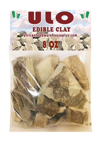 ULO Nigerian Unsalted Edible Clay 8 oz. 224 g