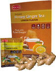 Instant honey ginger tea with lemon 20 sachets 18g (12.7 oz)