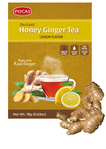 Instant honey ginger tea with lemon 20 sachets 18g (12.7 oz)