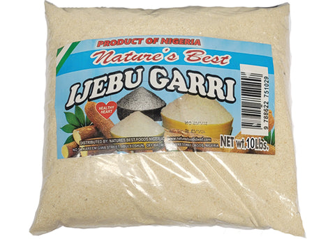 Organic White Ijebu Gari 10 lbs