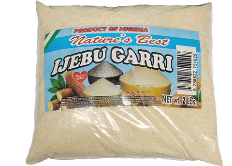 Organic White Ijebu Gari 2 lbs