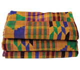 ZYW CLOTHING -GENUINE KENTE HANDWOVEN GHANA FABRIC 6 YARDS