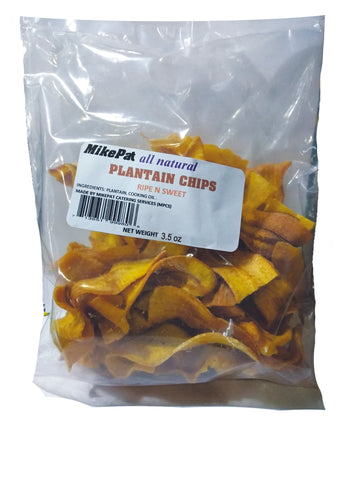 MikePat all Natural Sweet Plantain Chips Snacks - 3.0 oz (85.05 g)