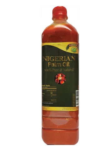 Nigerian Palm OIL 1 Liter 2.20 lbs.