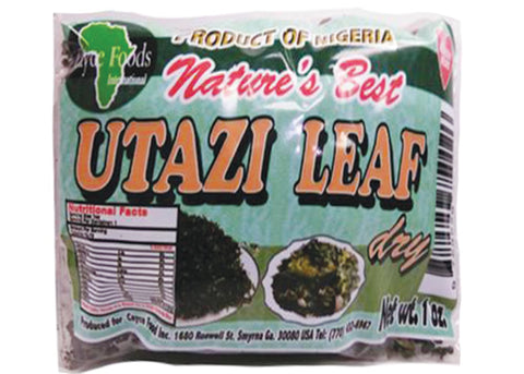 Dry Organic Utazi Leaf  1.0 oz