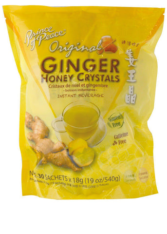 Ginger Honey Crystals Tea with lemon 30 Sachets,18g (19oz 540g)